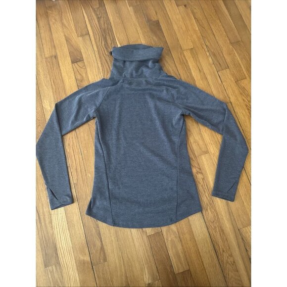 Ariat Tek Women's Canny Top Long Sleeve Funnel Neck Grey Size S - Picture 5 of 7